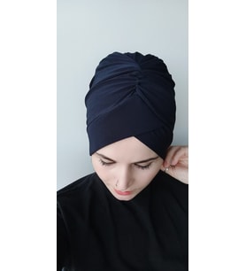 Kadın Çapraz Bone (Lacivert)
