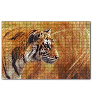 Cakapuzzle  Bengal Kaplanı  Puzzle Yapboz MDF (Ahşap) (500 Parça)