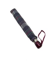 Snotline-April Bayan Şemsiye Otomatik Açılır 10Telli Kapalı Boyut 40 Cm 95 Cm Çap Yeşil Ekose (KAHVE)