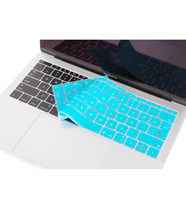 Laptop MacBook Pro Klavye Koruyucu 13inc A1708 12inc A1534 Uyumlu Türkçe Baskılı (Açık Mavi)