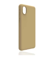 Samsung Galaxy A01 Core Kılıf Biye Yumuşak Silikon Case (Gold)