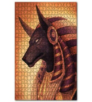 Cakapuzzle Anubis Yakın Plan Yan Portre Puzzle Yapboz MDF (Ahşap) (1000 Parça)