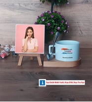 Teknoloji ve Tasarım Öğretmeni Fotoğraflı Dekoratif Taş, Kupa Bardak Beyaz Hediye (Model 8)
