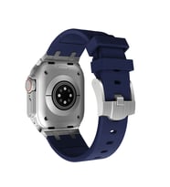 Apple Watch 7 45mm Zore KRD-89 Silikon Kordon (Lacivert)