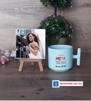 Drama Öğretmeni Fotoğraflı Dekoratif Taş, Kupa Bardak Beyaz Hediye Öğretmenler Günü Hediyesi (Model 12)