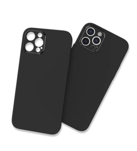 Uyumlu Model Apple iPhone 12 Pro Kılıf 0.3mm Ultra İnce Hayalet Yumuşak Kapak (Siyah)