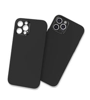 Uyumlu Model Apple iPhone 12 Pro Kılıf 0.3mm Ultra İnce Hayalet Yumuşak Kapak (Siyah)