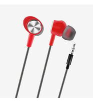 H315 Spor Yüksek Bas Silikon Kablo Kulaklık (Kırmızı)