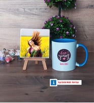 Love Yourself Fotoğraflı Dekoratif Taş, Kupa Bardak Beyaz Hediye (Model 4)