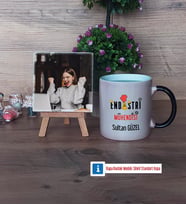 Endüstri Mühendisi Fotoğraflı Dekoratif Taş, Kupa Bardak Beyaz Hediye (Model 9)