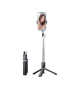 Zore P60 Plus Çok Fonksiyonlu Selfie Çubuğu (Siyah)