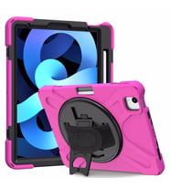 Apple iPad Pro 11 2. Nesil Kılıf Defender Askılı Zırhlı Tank Case A2228 A2068 A2 (Pembe)