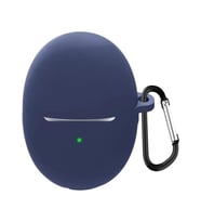 Microsonic Huawei FreeBuds 5 Mat Silikon Kılıf Siyah (Lacivert)