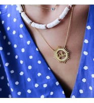 Duha Yazılı Gümüş Kolye Özel Gün Hediyesi (Gümüş)