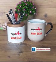 Fizyoterapist Kalemlik, Kupa Bardak T Kişiye Özel Hediye (Model 2)