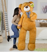 200 cm Papyonlu Büyük Ayıcık (%100 Yerli) (Kahverengi)