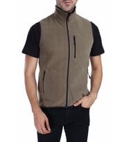Ghassy Co Erkek Çok Cepli Polar Spor Yelek 7 Renk (Vizon)