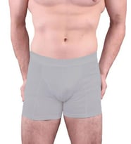 Tutku 114 Erkek Likralı Boxer (6 lı) (Gri)