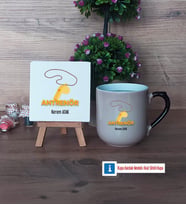 Antrenör Dekoratif Taş, Kupa Bardak Kırmızı Hediye (Model 9)