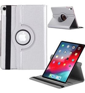 Apple Ipad Pro 12,9 inç 3 Nesil Döner Standlı Tablet Kılıfı (Gümüş)