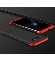 Galaxy S8 Plus Kılıf Zore Ays Full Koruma Kılıf (Siyah-Kırmızı)