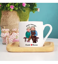 Birlikte Yaşlanalım Türk Kahve Fincanı (Bambu)