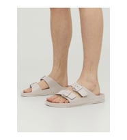 Jack & Jones Erkek Sandalet Slip On Arizona Terlik - 12204004 (Krem)