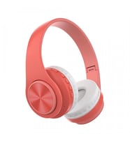 T47 Kulaküstü/Kafaüstü Wireless Bluetooth Kulaklık (Kırmızı)