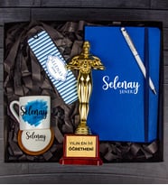 eJOYA Öğretmenlere Özel Oscar Ödülü Hediye Kutusu 110618 (Model 3)