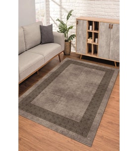 Dijital Kaymaz Taban Yıkanabilir Renkli Salon Halısı Mutfak Halısı Yolluk ND-SD-1132 (Kahverengi)