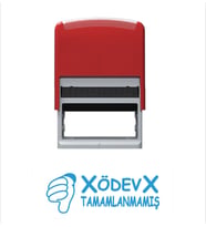 Ödev Tamamlanmamış Öğretmen Kaşesi (Mavi)