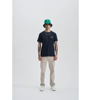 Smart Devil Erkek Nakış T-Shirt (Lacivert)