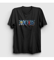 Presmono Unisex Sarı Anime One Piece T-Shirt 134894tt (Siyah)