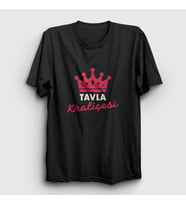 Presmono Unisex Sarı Backgammon Queen Tavla Kraliçesi Oyun V3 T-Shirt 417887tt (Siyah)