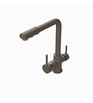 POLEX Cristalux Lux Arıtmalı Mutfak Evye Bataryası (Toprak)