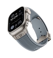Watch 42mm KRD-113 Spor Görünümlü Silikon Kordon (Gri)