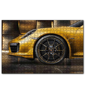 Cakapuzzle Porsche 911 Turbo S Özel Serisi Görseli  Puzzle Yapboz MDF (Ahşap) (500 Parça)