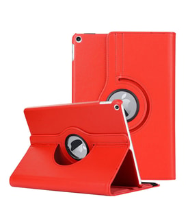 Microsonic Apple iPad Air 3 10.5'' 2019 (A2152-A2123-A2153-A2154) Kılıf 360 Rotating Stand Deri (Kırmızı)