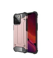 Apple iPhone 13 Pro Max Kılıf Zore Crash Zırh Silikon Kılıf (Rose)