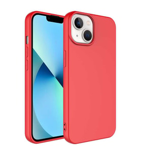 Apple iPhone 14 Kılıf Zore Mara Lansman İç Yüzeyi Kadife Kılıf (Kırmızı)