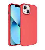 Apple iPhone 14 Kılıf Zore Mara Lansman İç Yüzeyi Kadife Kılıf (Kırmızı)
