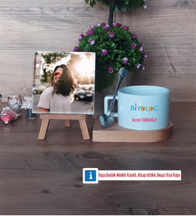 Biyolog Fotoğraflı Dekoratif Taş, Kupa Bardak Beyaz HediyeBiyologa Hediye (Model 8)