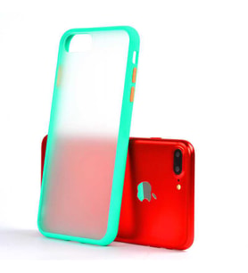 Uyumlu Model Apple iPhone 6 Plus / 6S Plus Kılıf Arka Buzlu Mat Kapak (Turkuaz)