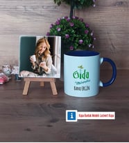 Gıda Mühendisi Fotoğraflı Dekoratif Taş, Kupa Bardak Beyaz Hediye (Model 3)