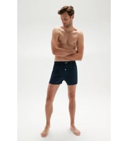 Erdem Erkek Penye Düz Renk Boxer 1400 - 3 Adet (Lacivert)