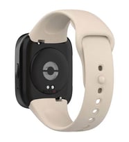 Sneezy Xiaomi Redmi Watch 3 Active Uyumlu PureLux Soft Silikon Kordon (Bej)