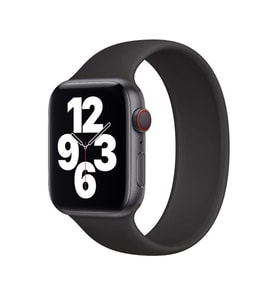 Apple Watch 38mm KRD-31 Solo Loop Medium Kordon (Siyah)