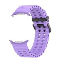 Microsonic Samsung Galaxy Watch Ultra Kordon Flexi Sport Turuncu (Lila)