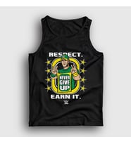 Presmono Unisex Haki Never Give Up Güreş Wwe John Cena Atlet 498580tt (Siyah)