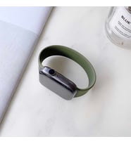Apple Watch 44mm KRD-31 Small Silikon Kordon (Yeşil)